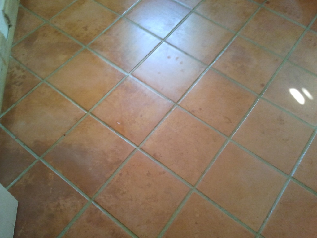 Terracotta Floor in the Kitchen