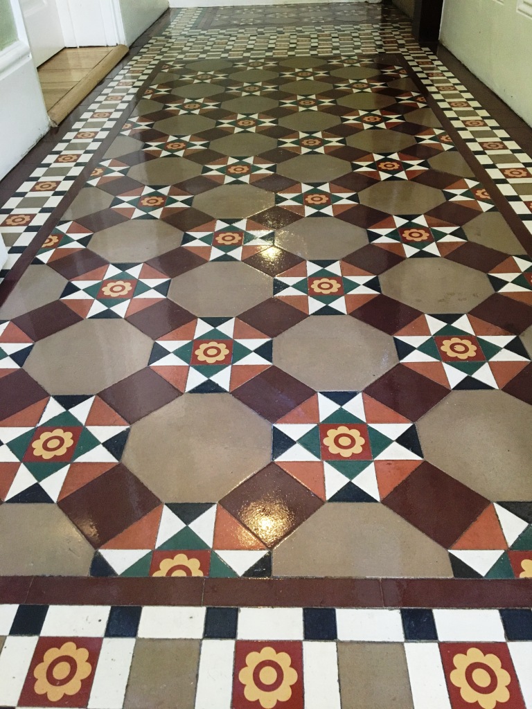 Victorian Floor Tile After Cleaning Esher