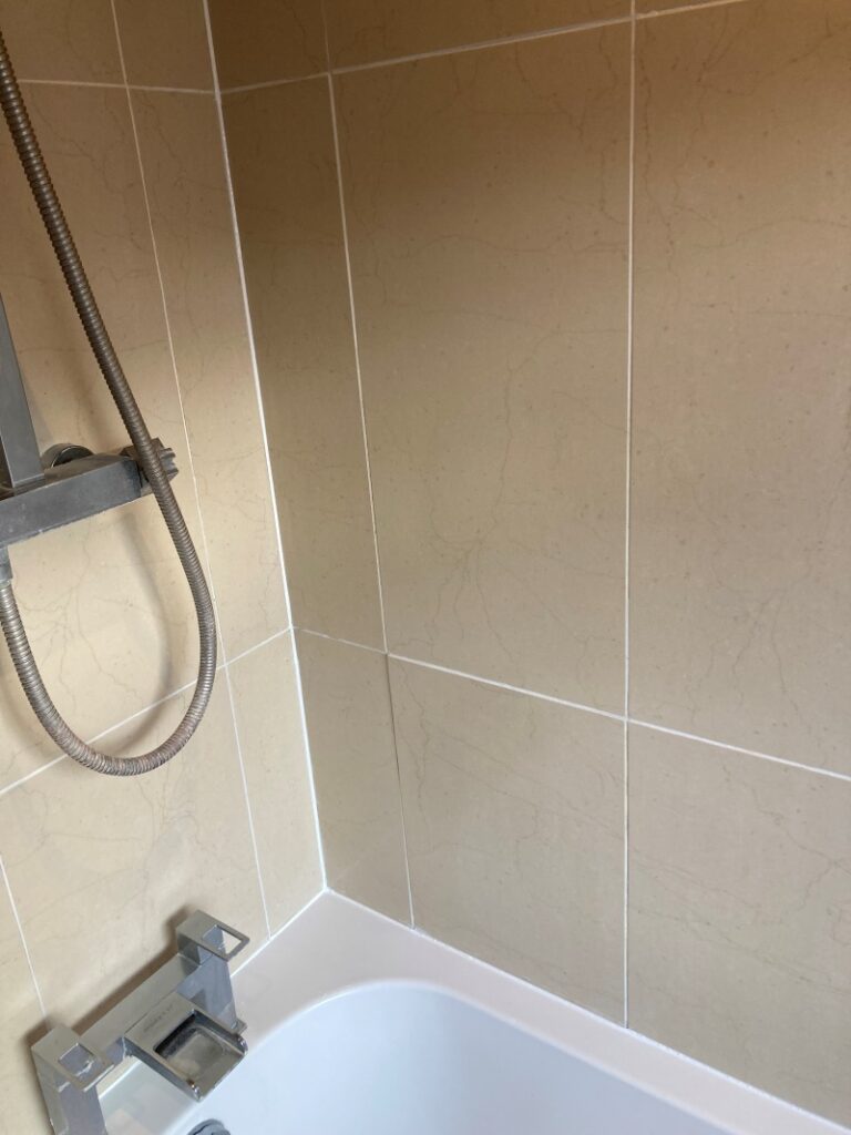 Ceramic Bath Tile After Renovation Woking