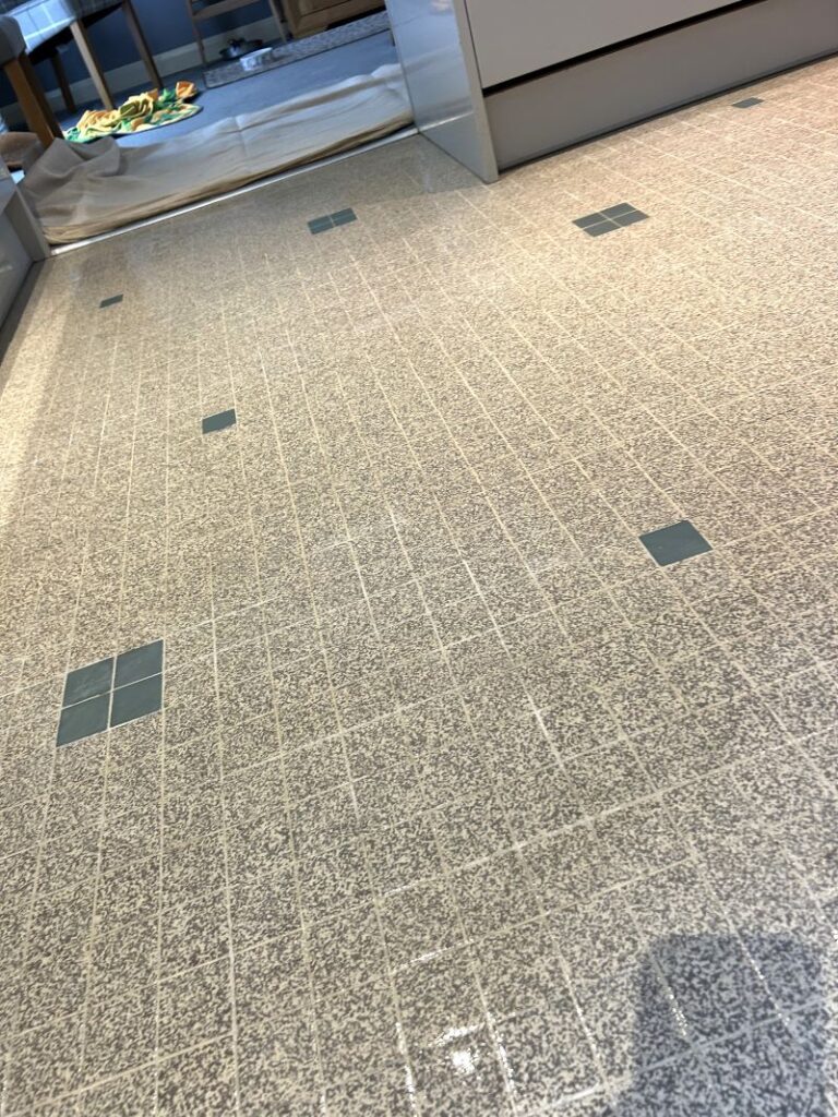 Ceramic Tiled Kitchen Floor After Cleaning Ewell