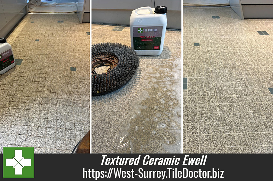 Ceramic Tiled Kitchen Floor Cleaning Ewell